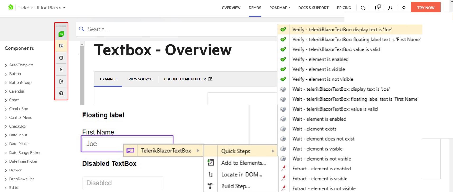 Translator for Telerik UI for Blazor TextBox Translator for Telerik UI for Blazor TextBox