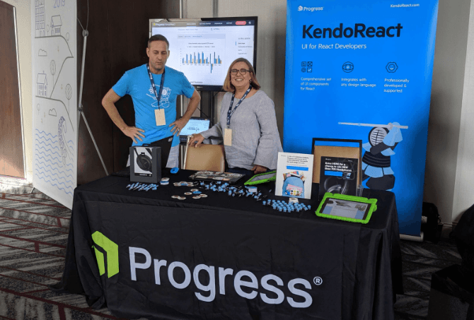 Talking About Components at the KendoReact Booth KendoReact Booth