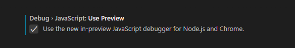 Enable preview in javascript debugger extension Enable preview in javascript debugger extension