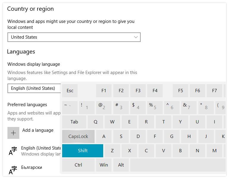 Telerik UI for WinForms Virtual Keyboard control displaying System synchronization