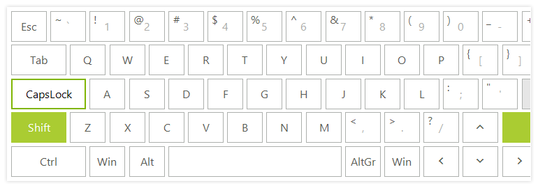 Telerik UI for WinForms Virtual Keyboard Control