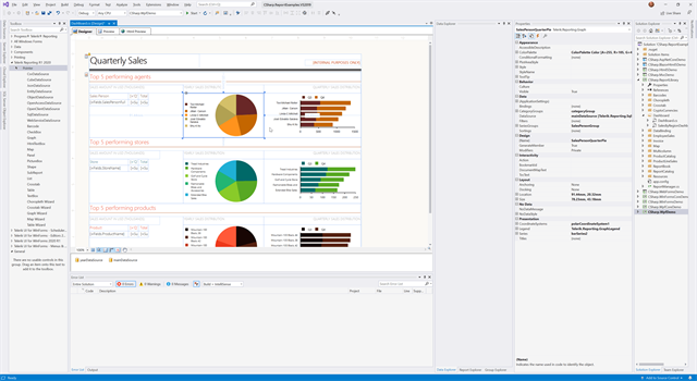 Visual Studio Report Designer Visual Studio Report Designer