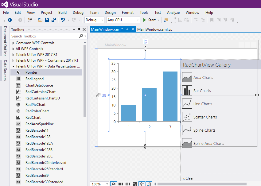 Visual Studio 2017 & More in UI for WPF and Silverlight SP1