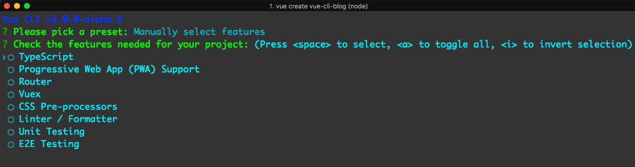 vue cli 1 Vue