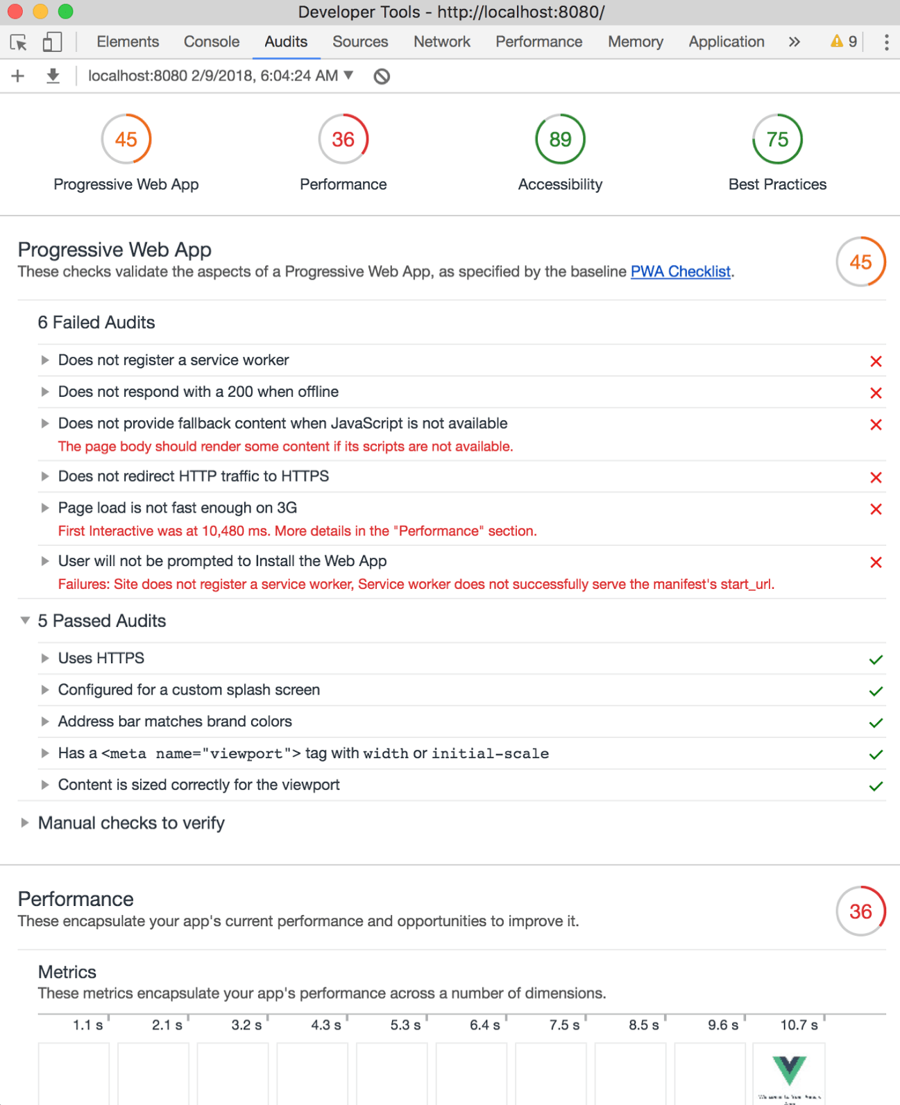 vue pwa 5 PWA