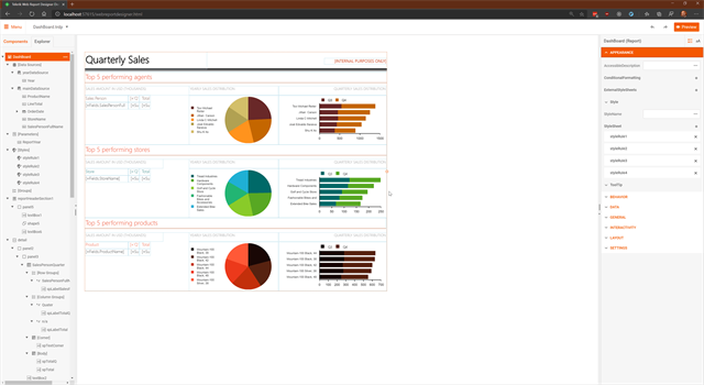 Web Report Designer Web Report Designer