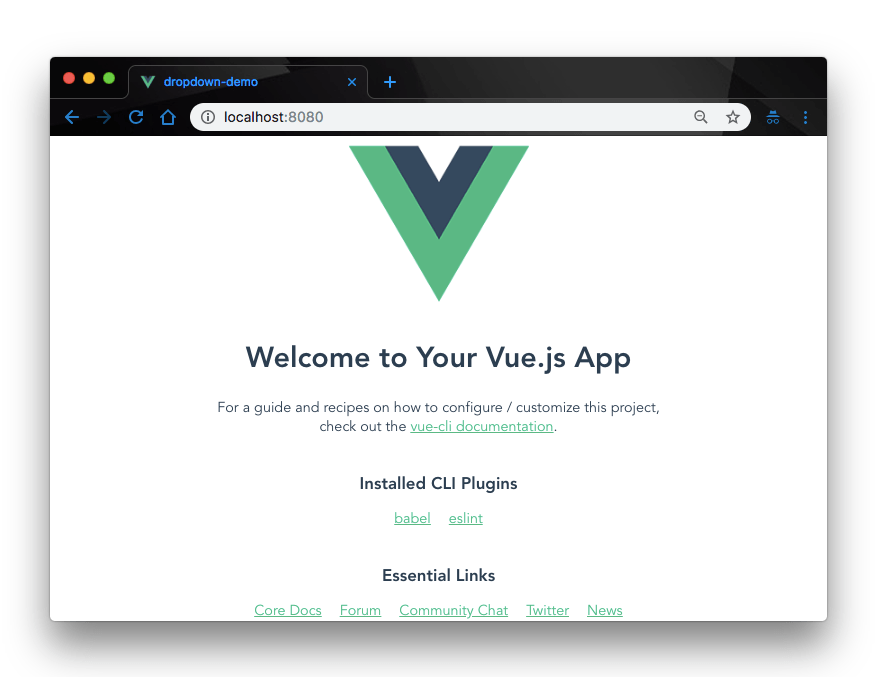 welcome to your vue app