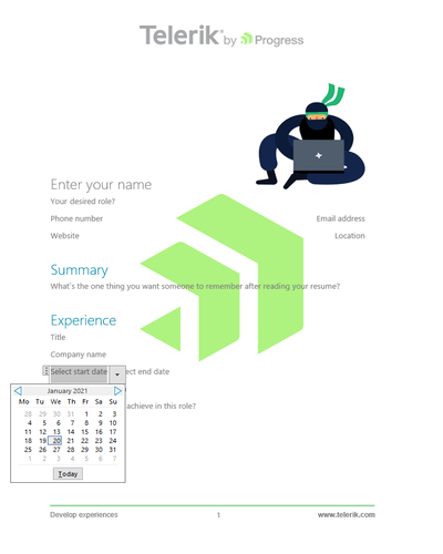 WordsProcessing-ContentControls