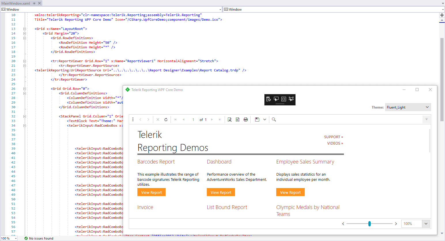 wpf-demo WPF Core Demo