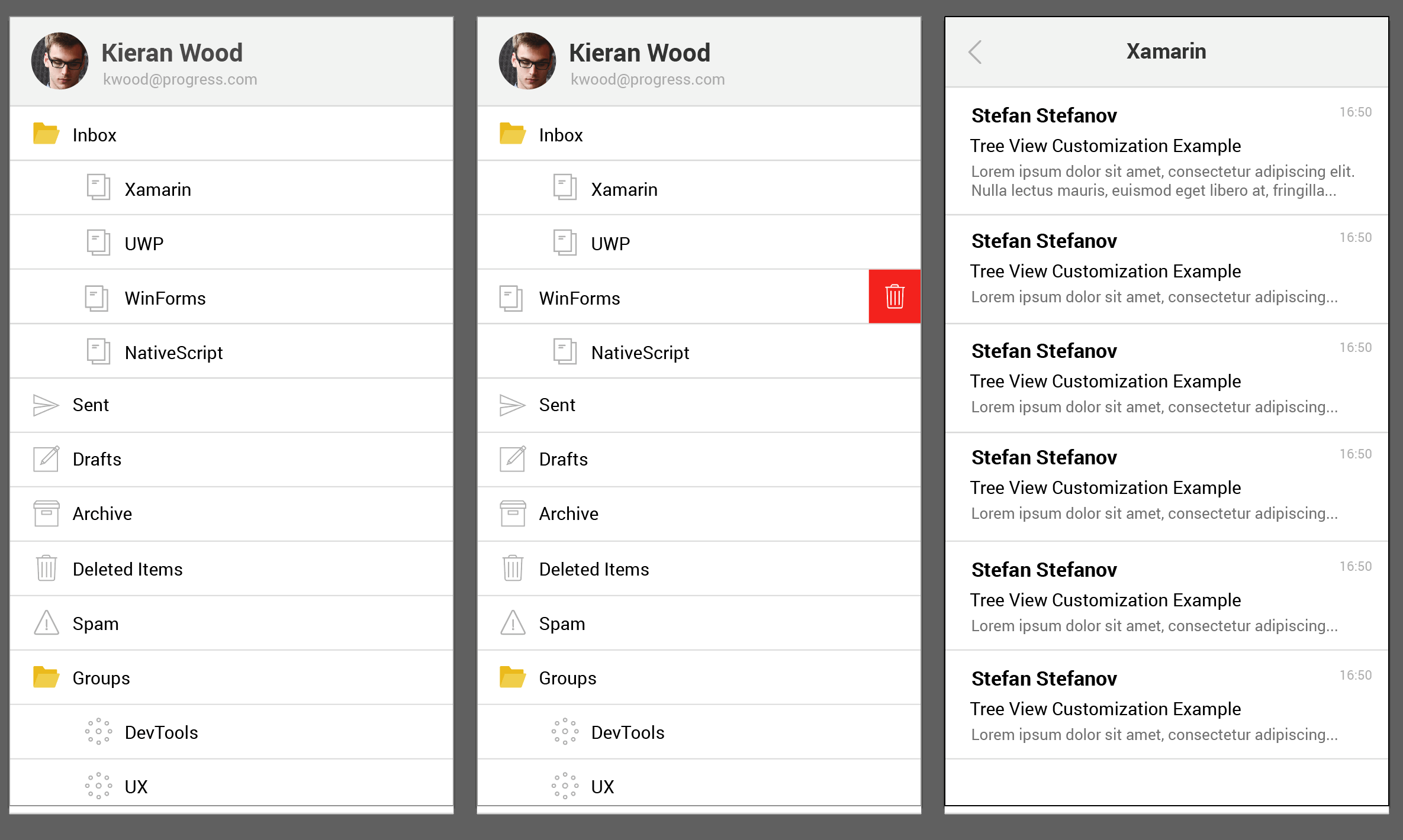 Xamarin TreeView- Sneak Peek