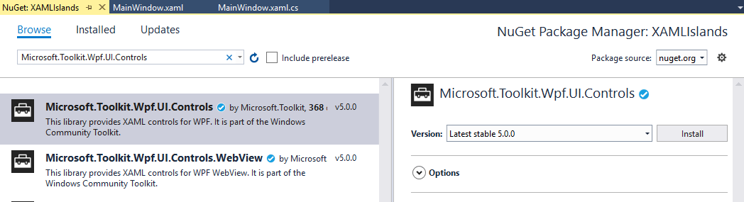 XAML_Islands_nuget XAML_Islands_nuget