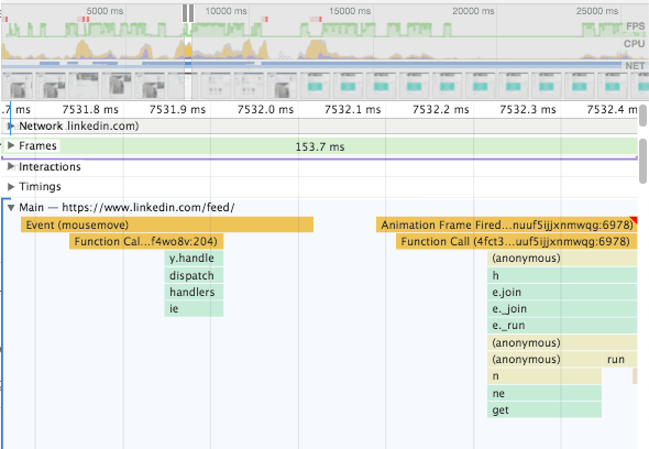 zoomed in the event in th emain section zoomed in the event in the main section