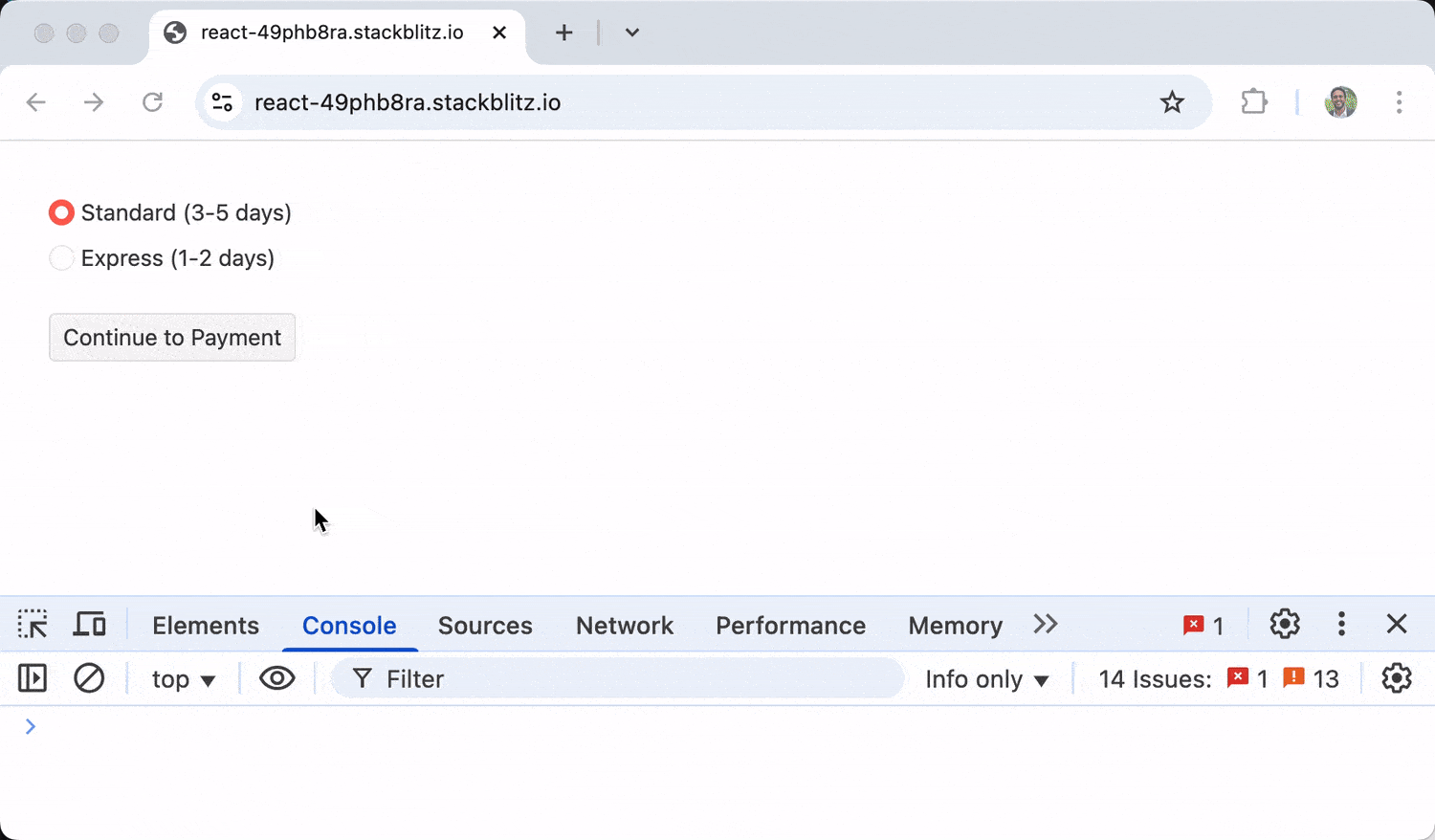 React forms Dependent fields