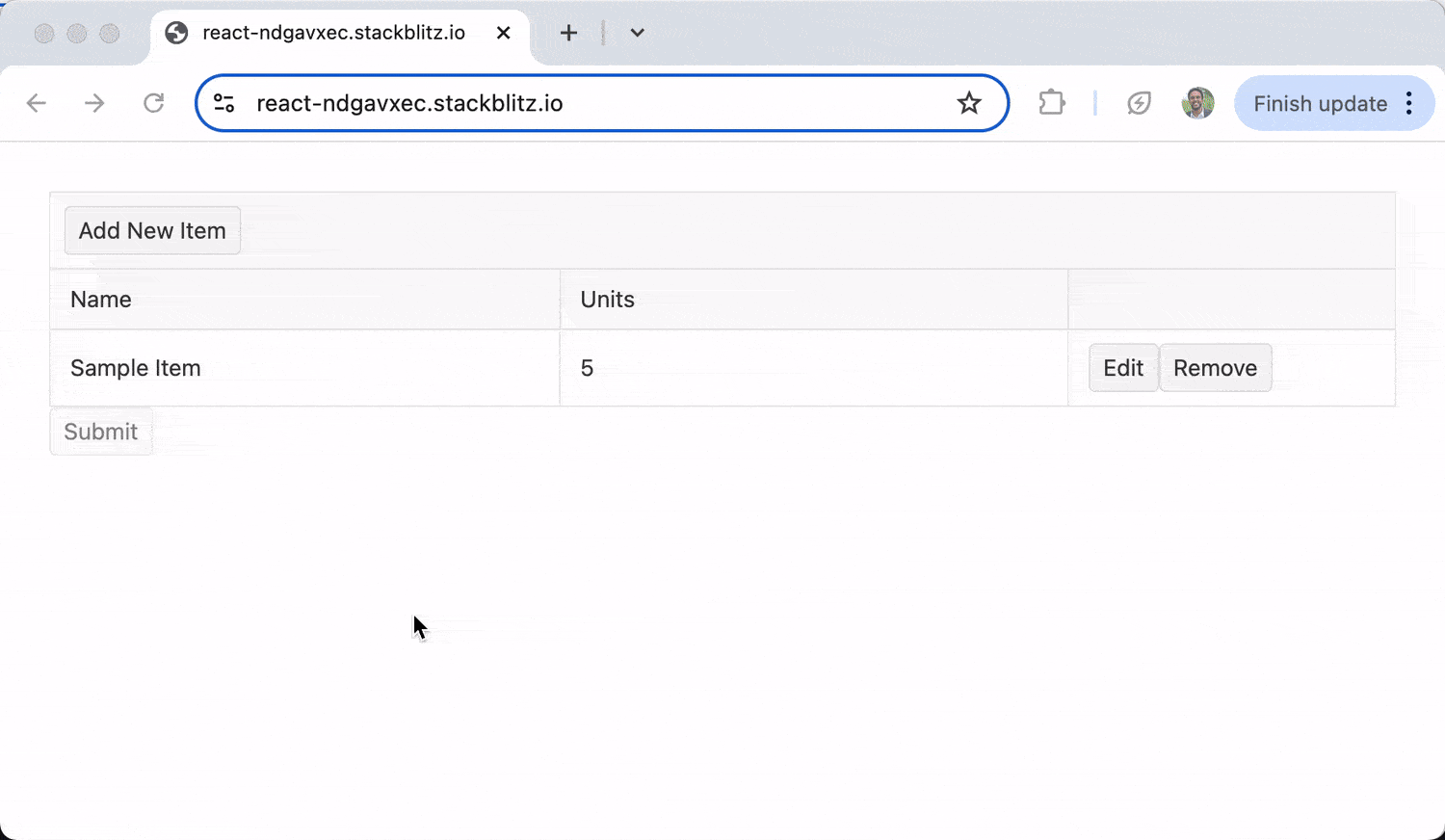 React forms Dynamic Field Arrays