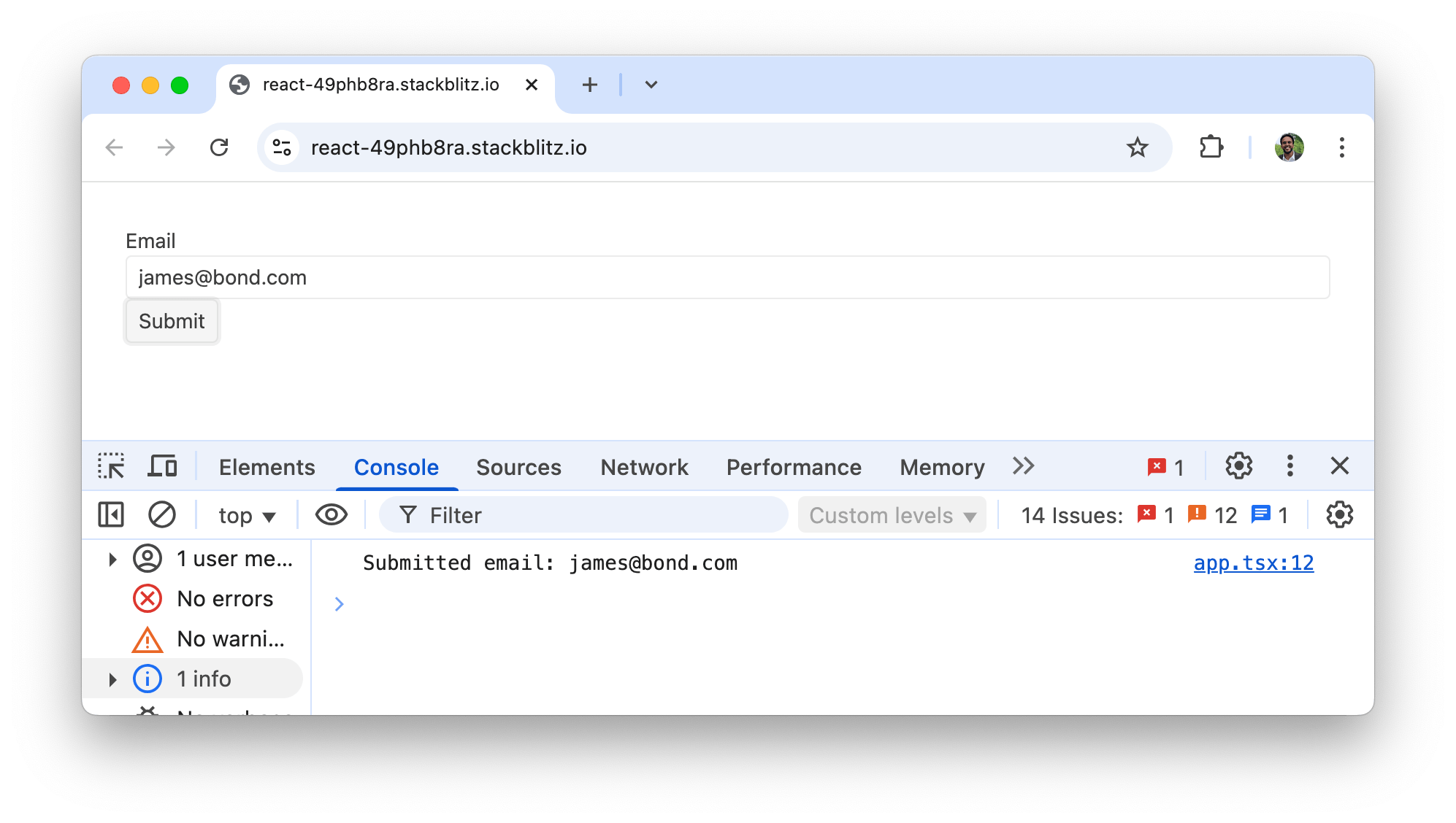 React forms uncontrolled components