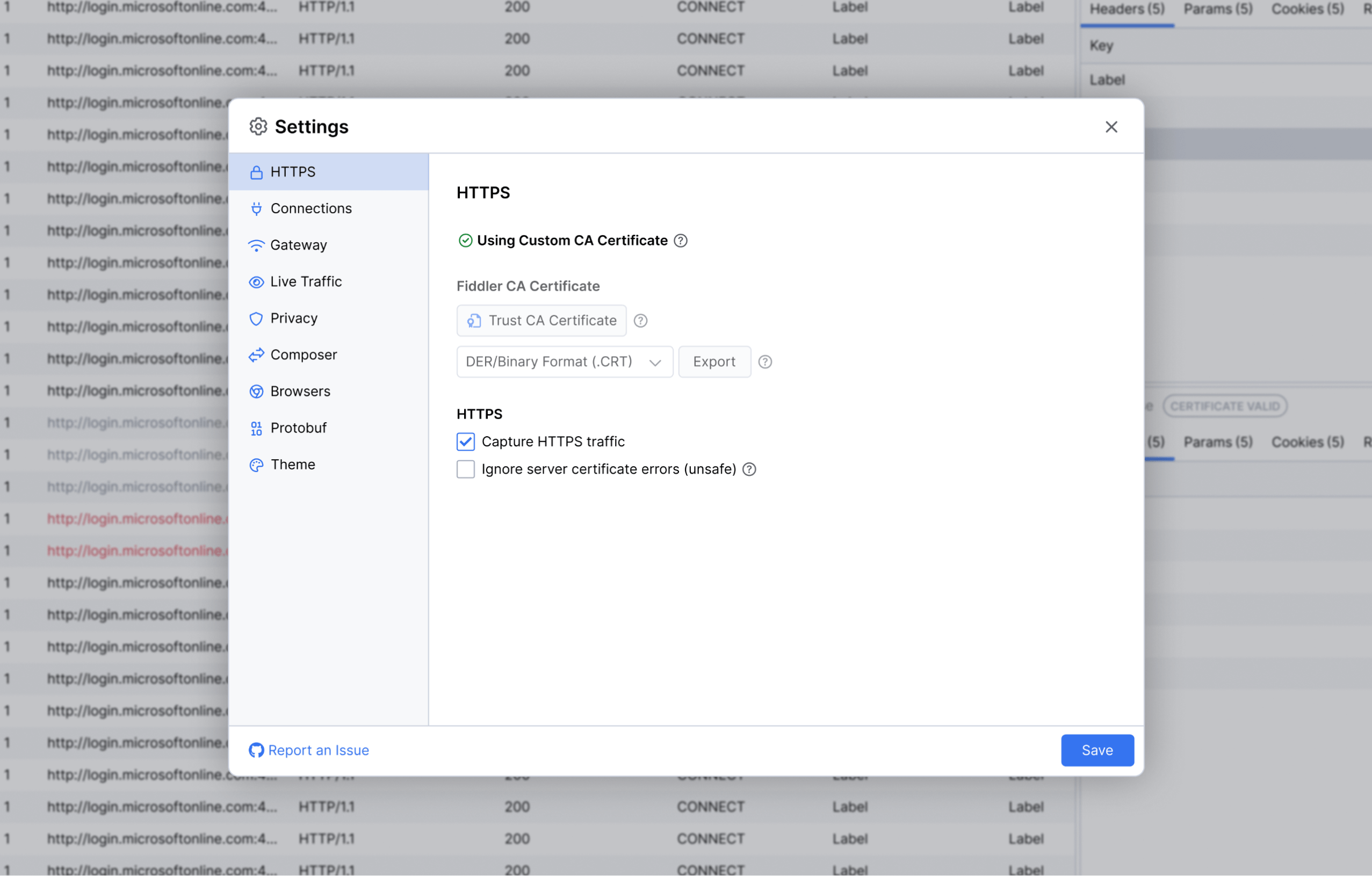 Fiddler Everywhere Custom Certficate Support