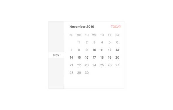 React Calendar - Date Limits UI Library