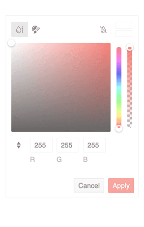 React FlatColorPicker Component in disabled state