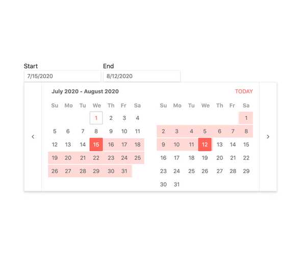 React DateRangePicker – Overview, KendoReact UI Library