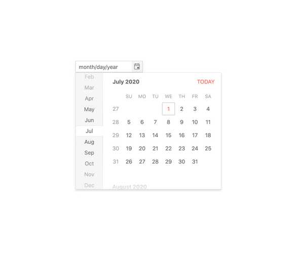 React DatePicker -周列，KendoReact UI库