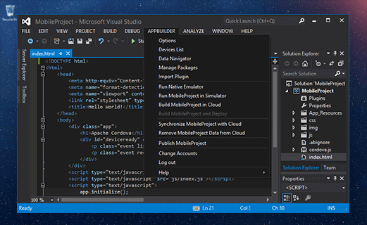 AppBuilder Cross-Platform Mobile Application Development IDE | Telerik ...