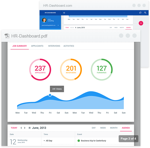 Exporting Content with Kendo UI