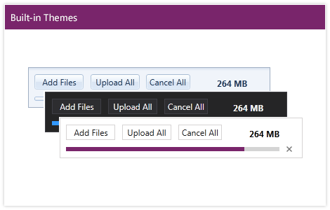 WPF Cloud Upload displaying Built in Themes