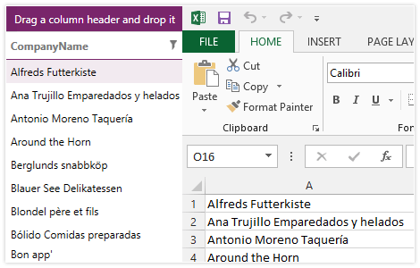 Copy and Paste To and From Excel