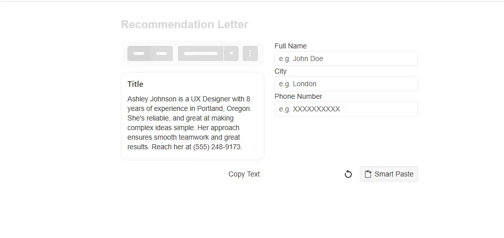 SmartPaste Button screenhot