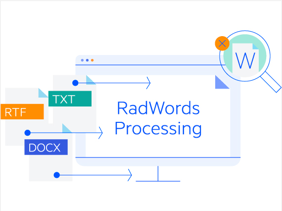 Telerik UI for ASP.NET AJAX WordsProcessing - Header