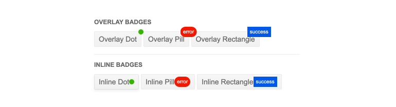 Telerik UI for ASP.NET MVC Button Badge