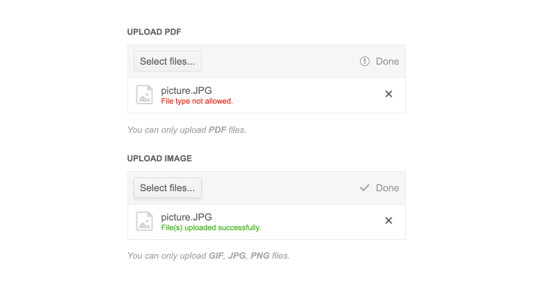 Telerik UI for ASP。NET MVCFile Upload Validation