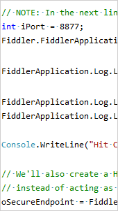 FiddlerCore FiddlerCore