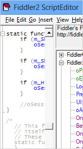FiddlerScriptEditor ScriptEditor