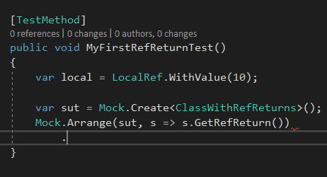 Support for C#7 Feature “ref return values and ref locals”