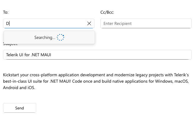 .NET MAUI AutoComplete Control with Remote Search