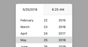 MAUI DateTimePicker component