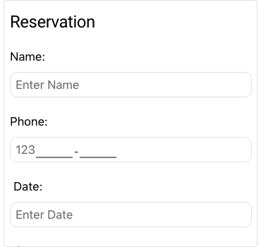 NET MAUI DataForm component