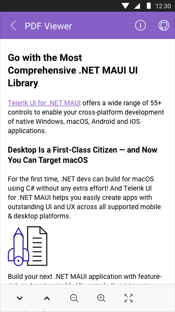 NET MAUI PDF Viewer - Overview