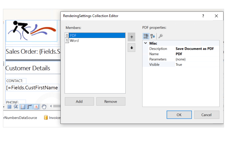 Apply Export Visibility and Settings per Each Report 