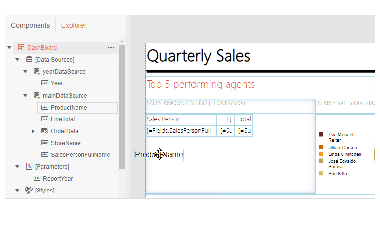 Improved Report Designer 