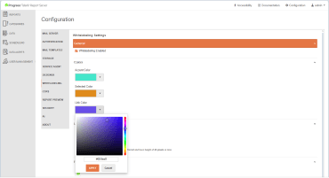 Telerik Report Server - White labeling