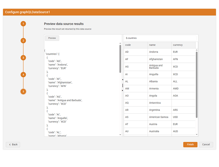 GraphQL-DS-Wizard-WRD-Overview Telerik Reporting