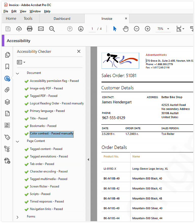 PDF Documents Accessibility