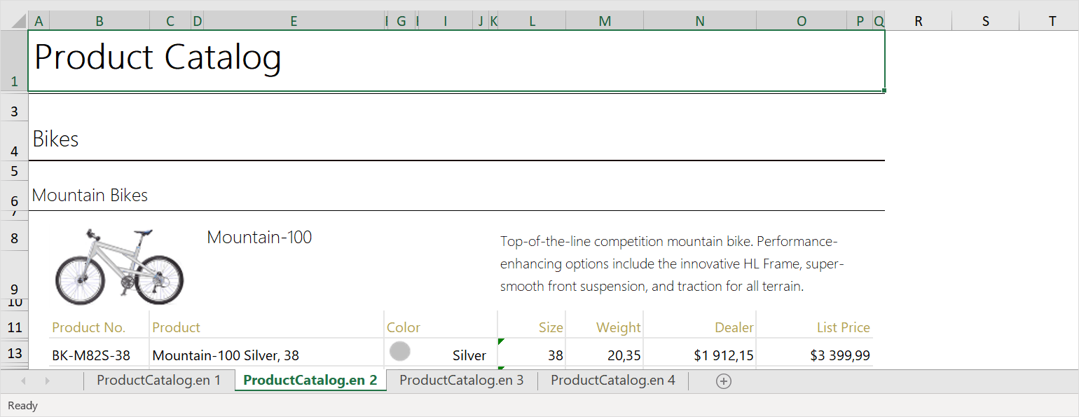 Separate Excel Worksheets