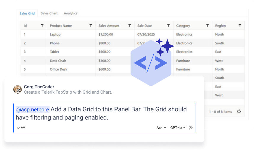 Telerik and Kendo AI Coding Assistants