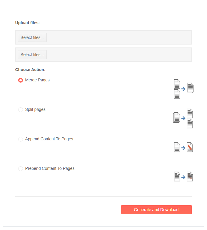 用于Blazor PdfProcessing的Telerik UI -轻量级合并和拆分