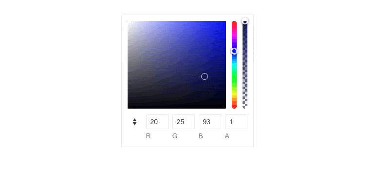 Telerik UI for Blazor ColorGradient-Theming