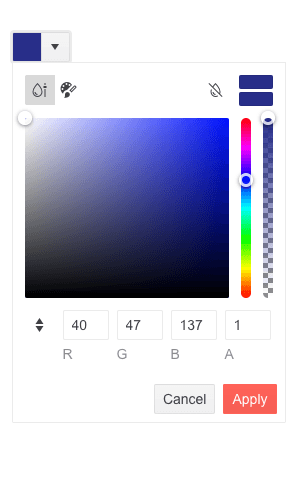 Telerik UI for Blazor ColorPicker - Overview