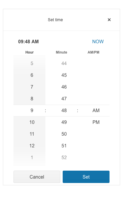 Telerik UI for Blazor TimePicker Component Adaptive Rendering